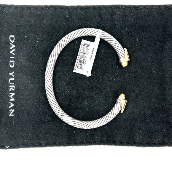 New David Yurman Empire Collection Bracelet Gold Silver - Picture 4 of 5
